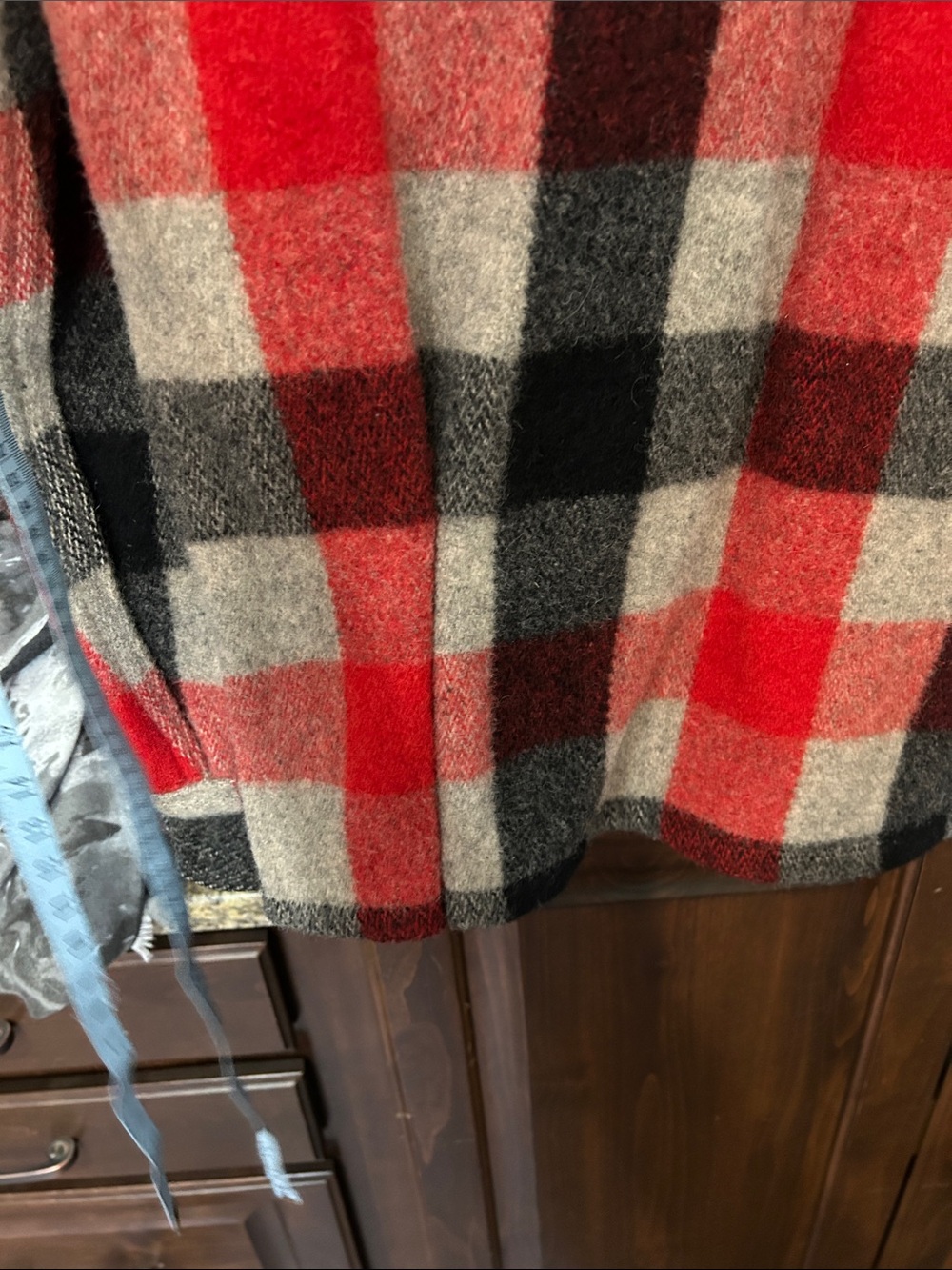 1950’s LL Bean Sz M Red & Black Plaid Wool CruiserJacket - Grail - Picture 9 of 9